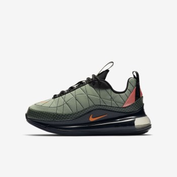 Nike MX-720-818 - Nagyobb Gyerek Air Max Trainers - Szürke/Fekete/Narancssárga